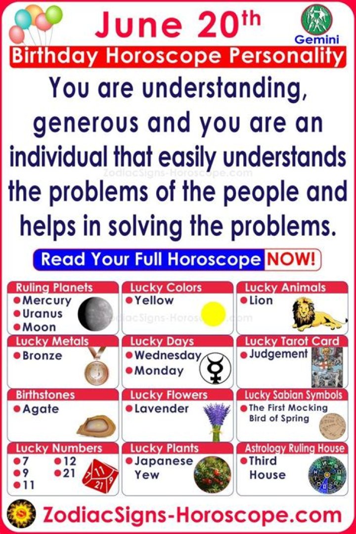 Discover The Zodiac Sign For June 20th: Uncover Your Cosmic Connection
