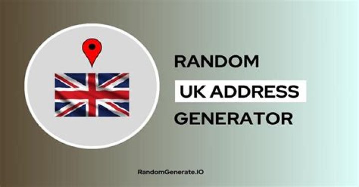 Generate Random UK Addresses Instantly